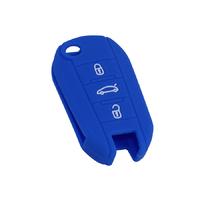 KONTAK ANAHTAR KUMANDA KORUYUCU KILIF SİLİKON MAVİ PEUGEOT 208-2008-301-307-308-3008-408-5008 C-ELYSEE-C3-C4-C5 AIRCROSS