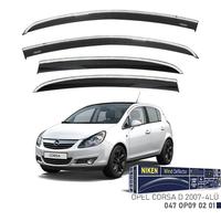 KROMLU CAM RÜZGARLIĞI OPEL CORSA D 2007- 4LÜ