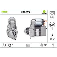 MARS MOTORU 12V 1.0kW 8 DIS MERCEDES W168 W169 W245 W414