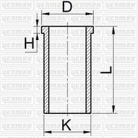 MOTOR GÖMLEĞİ PARTNER YM DW8 82.20 ÇAP STD
