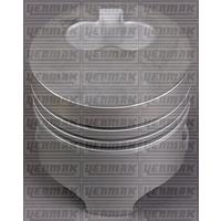 MOTOR PİSTON SEGMAN KNG-EXP-R19 DZL. ÇUKURLU 80.00 ÇAP STD