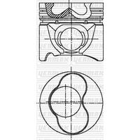 MOTOR PİSTON SEGMAN STD 1-2 PİSTON BORA-CADDY II-GOLF III-IV-PASSAT-POLO-A3-A4 1.9TDI 79.51mm