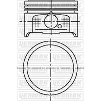 MOTOR PİSTON SEGMAN STD P106-P206-P306-PARTNER-BERLING 1.4 8V TU3JP BOY:50mm TEPE:DUZ TEPE 75mm