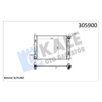 MOTOR SU RADYATÖRÜ CAPTUR I 12 CLIO IV 12 DOKKER 12 SYMBOL III 14 SANDERO II 12 0.9 TCE 1.2 TCE 1.5 DCI 1.6 506x414x18