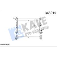 MOTOR SU RADYATÖRÜ FIAT EGEA 15&gt; 1.3D MTJ 1.4 MEKANIK AC 622x414x23 BRAZING VERSIYONU KL 348440