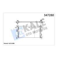 MOTOR SU RADYATÖRÜ FOCUS III C MAX 11 1.6TI VCT 1.6 ZETEC EFI AL PL BRZ