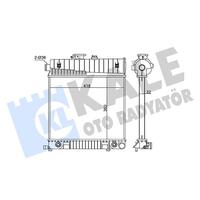 MOTOR SU RADYATÖRÜ MERCEDES M111 W202 S202 W210 S210 KLİMASIZ
