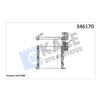 MOTOR SU RADYATORU MERCEDES VITO W638 96&gt;03 KLIMASIZ