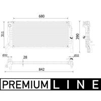 MOTOR SU RADYATÖRÜ PREMIUM LINE BMW F45 F48 MINI F57 F60