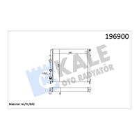 MOTOR SU RADYATÖRÜ RENAULT KANGOO 97 1.9D KLİMASIZ MEK 479x442x34 1 SIRA ALB SİSTEM
