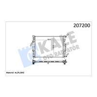 MOTOR SU RADYATÖRÜ RENAULT MEGANE II 02 SCENIC 03 1.5-1.9DCİ/1.4-1.6-2.0 16V AC KLİMASIZ MEK 590x455x32 1 SIRA ALB