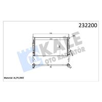 MOTOR SU RADYATÖRÜ TRANSIT 2.2TDCI 2.4TDCI 06 09 KLİMASIZ MANUEL 1 SIRA ALB