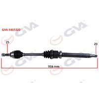 ÖN AKS KOMPLE SAĞ FIESTA V 1.4 TDCI 02 08 FUISON 1.4 TDCI FIESTA VII 08 12 1.25-1.4TDCI- 1..5 TDCI-1.6 TDCI 916mm