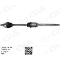 ÖN AKS KOMPLE SAĞ SAG S60 II VOLVO 1.6 D2 10>15 S80 II 1.6D 10> V60 VOLVO 1.6 10>15 V70 III VOLVO 1.6 D2 07>15 6 VİTESLİ OTOMATİK ŞANZIMAN İÇİN UZUNLU
