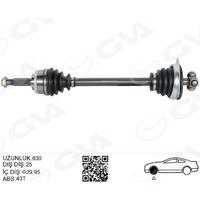 ÖN AKS KOMPLE SOL VOLVO S40 I 1.6-1.8 1.9DI 1.6 99 04 V40 I 1.6-1.8 1.9DI 1.6 99 04