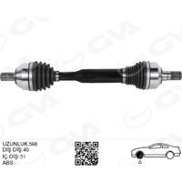 ÖN AKS KOMPLE SOL VOLVO XC60 I 10 15 D3-D4-T5-T6 XC60 II 15 D4 OTOMATİK ŞANZIMAN 8 VİTES