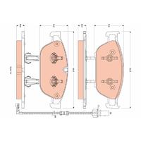 ÖN BALATA A6-A6 AVANT 2.8-2.0-3.0-A7 SPORTBACK 2.8-3.0 10/2010 &gt; 1LL PR NUMARASI İÇİN