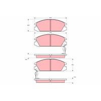 ÖN BALATA ACCORD 1.6 2.0 EX-2.0 EXI-2.0I 85-89 CRX 1.6I 85-89 PRELUDE 85-89 INTEGRA 85-90