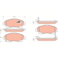 ÖN BALATA AVENSIS 1.8-2.0-2.0D-4D 2.4 03-08 COROLLA VERSO 1.6-1.8- 2.0 2.2D-4D 04-09