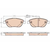 ÖN BALATA FIAT LINEA 1.6D 09 Euro5 MOTOR ÇİFT FİŞLİ