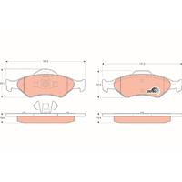 ÖN BALATA FIESTA 95 02 FORD KA 96 MAZDA 121 96
