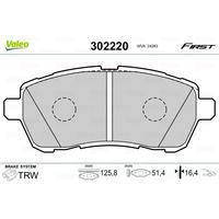 ÖN BALATA FIESTA VI 1.4-1.4TDCİ 1.6 TDCI 08 >SWIFT 10 > JUSTY 07 > MAZDA II 07 > SIRION 08 > FTE KIRMIZI KUTU