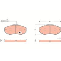 ÖN BALATA FİŞLİ DUCATO 02-06 BOXER 02-06 JUMPER 02-06 K.Ç TİP 1400 KG