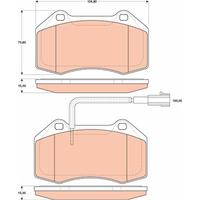 ÖN BALATA FİŞLİ GRANDE PUNTO 199 1.4 ABARTH 12/07 FIAT 500 1.4 10 ALFA MITO 1.4TJET 1.4T 08