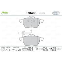 ÖN BALATA FİŞLİ PASSAT 96-01 A6 94-97 100 AVANT 1.8-2.0-2.5-2.6 TDI 16V GDB1049