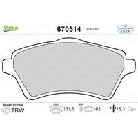ÖN BALATA FREELANDER 1.8 16V 00 06 2.0TD4 00 06 2.5 V6 00 06 RANGEROVER 3.0TD6 02 12