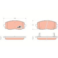 ÖN BALATA HYUNDAI İ10-1.0 1.1-1.2 08 11 KIA PICANTO 1.0-1-1 08