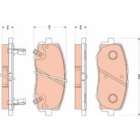 ÖN BALATA HYUNDAI İ20 1.2 1.4 1.6 1.4CRDİ 1.6CRDİ 08 ESP SİZ ARAÇLAR İÇİN