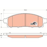 ÖN BALATA L200 PİCK-UP 2.5DI-D KBT-KAT 05-10 L200 2.5DI-D 07-10