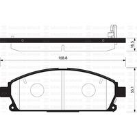 ÖN BALATA NISSAN PATHFINDER 2.7TD 3.3 V6 4WD 97-04 -XTRAIL 2.0-2.2-2.5 4x4 01 > GDB3167-GDB3293