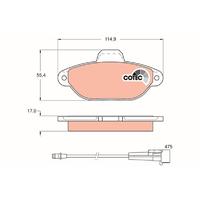 ÖN BALATA PANDA 1.1 03 > 1.2 03 >PUNTO 1.2 99 >03 > SEICENTO 98-10 LANCIA Y 95-03 T