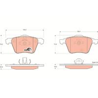 ÖN BALATA VOLVO XC90 2.5T 02 D5 02 T6 02 D5 V8 05 D5 09 3.2 06 GDB1607