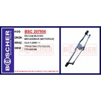 ÖN CAM SİLECEK MEKANİZMASI MOTORSUZ CLIO II 2005