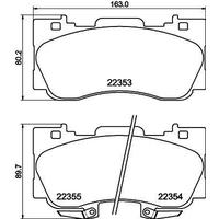ÖN DİSK FREN BALATASI FORD MUSTANG 2.3/5.0 12/14&gt;