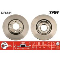 ÖN FREN AYNASI 407 1.6HDI 1.8-2.016V-2.0HDI 04 > 607 2.0 00 > 508 10 > 283x26x5DLxHAVALI DF4142