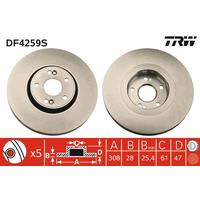 ÖN FREN AYNASI ADET LGN 2.0 16V TURBO 03>2.2DCI 05>3.0 V6 24V 01> 308x28x5DLxHAVALI