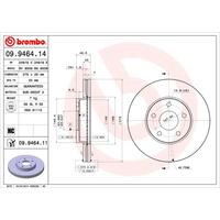 ÖN FREN AYNASI DİSK FOCUS III 11 FOCUS II 04 11 C MAX 03 07 VOLVO C30 06 12 C70 II 06 13 S40 II 04 12 V50 05 12 278x25x5DLxHVLI