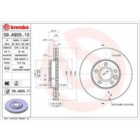 ÖN FREN AYNASI DİSK FOCUS III 11 FOCUS II 04 11 C MAX 03 07 VOLVO C30 06 12 C70 06 13 S40 II 04 12 V50 05 12 278x25x5DLxHVLI