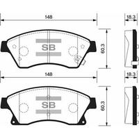 ÖN FREN BALATA CHEVROLET CRUZE 1.6L J300 09- / OPEL ASTRA J 09- 276 mm fren diski için - 15 inc jant