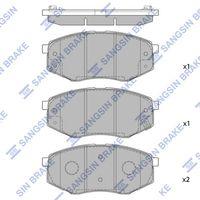ÖN FREN BALATA HYUNDAI SONATA 09-14 / iX20 1.4L 1.6L D4FC G4FC 10-> / KIA SOUL 14->