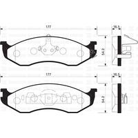 ÖN FREN BALATA JEEP GRAND CHEROKEE I 4.0L 5.2L 91-99 . WRANGLER 96-07