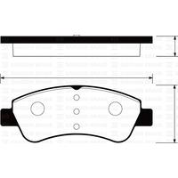 ÖN FREN BALATA OPEL CORSA F 19- / CROSSLAND 17- / CITROEN C2 03- / C3 09- / AIRCROSS 17- / C4 04- / C-ELYSEE 12- / XSARA 96-
