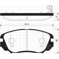 ÖN FREN BALATA OPEL INSIGNIA A 08-17 / CHEVROLET MALIBU 12- / SAAB 9.5 10-12