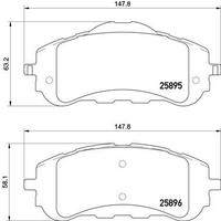 ÖN FREN BALATASI 283mm ASTRA L 21&gt; COMBO E 18&gt; BERLINGO 18&gt; PARTNER 18&gt; 308 II-III 13&gt; RIFTER 18&gt;