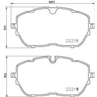 ÖN FREN BALATASI 330 mm ASTRA L 21> GRANDLAND 17> C5 AIRCROSS 18> 308 14> 3008 19> 508 18> DS4 21> DS7 19> DS9 20>
