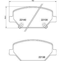 ÖN FREN BALATASI OPEL INSIGNIA B 18&gt; 17 İNÇ JANT